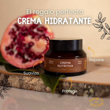 Crema nutritiva y humectante para piel seca a normal