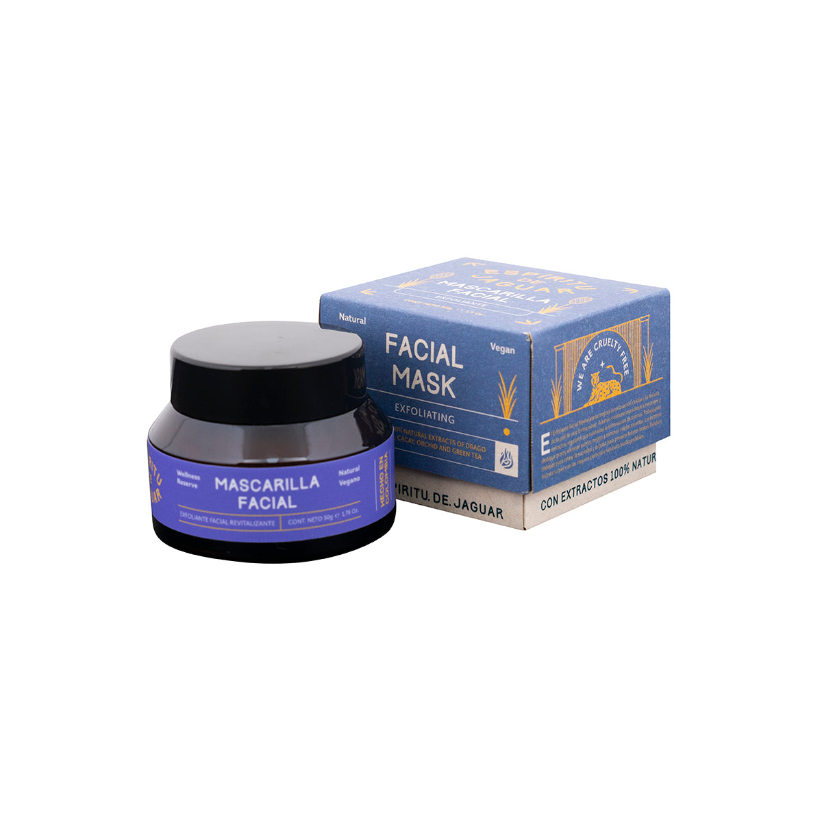 Mascarilla facial exfoliante